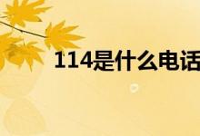 114是什么電話(122是什么電話)