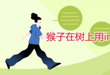 教育資訊：猴子在樹上用in還是用on