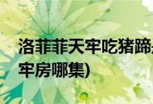 洛菲菲天牢吃豬蹄是第幾集(洛菲菲再一次進(jìn)牢房哪集)