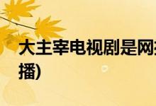 大主宰電視劇是網(wǎng)播嗎(王源大主宰什么時候播)