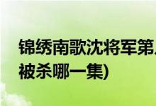 錦繡南歌沈?qū)④姷趲准赖?錦繡南歌沈?qū)④姳粴⒛囊患?