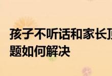 孩子不聽話和家長頂嘴沉迷網(wǎng)絡(luò)青春期叛逆問題如何解決