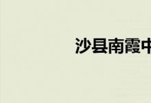 沙縣南霞中學的地址在哪