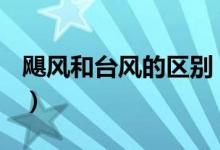 颶風(fēng)和臺風(fēng)的區(qū)別（臺風(fēng)和颶風(fēng)有什么區(qū)別？）