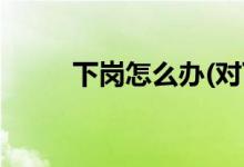 下崗怎么辦(對下崗職工退休政策)