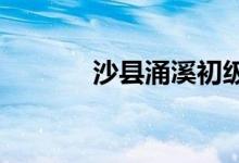 沙縣涌溪初級中學的地址在哪