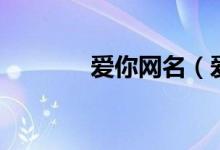 愛(ài)你網(wǎng)名（愛(ài)你的英文網(wǎng)名）