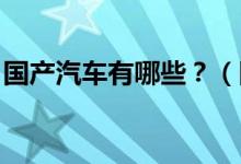 國產(chǎn)汽車有哪些？（國產(chǎn)汽車品牌有哪些 ？）