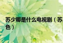 蘇少卿是什么電視?。ㄌK少卿是電視劇黎明前的抉擇里的角色）