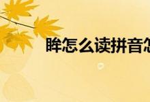 眸怎么讀拼音怎么拼(眸怎么讀)
