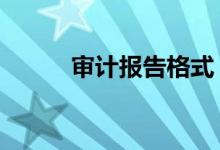 審計報告格式（9個要點需注意）