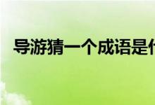 導(dǎo)游猜一個(gè)成語(yǔ)是什么（導(dǎo)游猜一個(gè)成語(yǔ)）