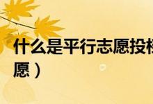 什么是平行志愿投檔錄取模式(什么是平行志愿)