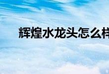 輝煌水龍頭怎么樣？卓越的水龍頭價格
