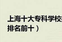 上海十大?？茖W(xué)校排名2022（高職高專院校排名前十）