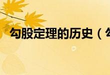勾股定理的歷史（勾股定理歷史背景簡(jiǎn)短）