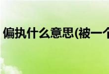 偏執(zhí)什么意思(被一個(gè)偏執(zhí)的人喜歡有多可怕)