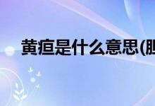 黃疸是什么意思(膽紅素尿黃多久會正常)