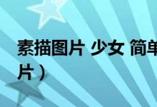 素描圖片 少女 簡(jiǎn)單（簡(jiǎn)單一點(diǎn)的素描少女圖片）