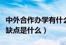 中外合作辦學(xué)有什么弊端（中外合作辦學(xué)的優(yōu)缺點(diǎn)是什么）