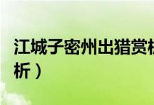 江城子密州出獵賞析簡(jiǎn)短（江城子密州出獵賞析）