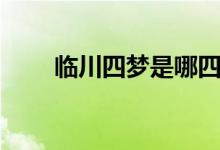 臨川四夢是哪四部作品(臨川四夢)