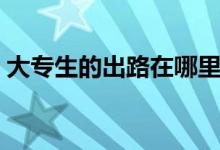 大專生的出路在哪里（?？粕厴I(yè)后的出路）
