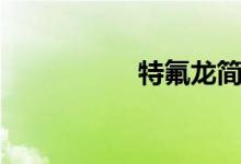 特氟龍簡(jiǎn)介（特氟龍）