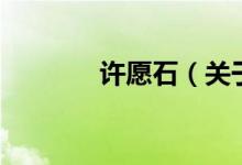 許愿石（關于許愿石的介紹）