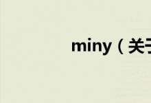 miny(關(guān)于miny的介紹)