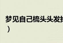夢(mèng)見(jiàn)自己梳頭頭發(fā)掉了一大把(夢(mèng)見(jiàn)自己梳頭)