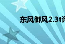 東風御風2.3t評測（東風御柳斜）