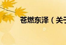 蒼燃東澤（關于蒼燃東澤的介紹）