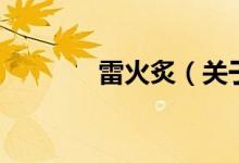 雷火炙(關(guān)于雷火炙的介紹)