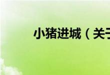 小豬進(jìn)城（關(guān)于小豬進(jìn)城的介紹）