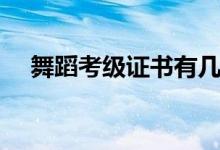 舞蹈考級證書有幾種（考級哪個最權威）