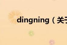 dingning(關(guān)于dingning的介紹)
