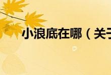 小浪底在哪(關(guān)于小浪底在哪的介紹)