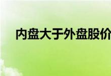 內(nèi)盤大于外盤股價(jià)下跌（內(nèi)盤大于外盤）