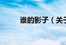 誰的影子(關(guān)于誰的影子的介紹)