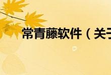 常青藤軟件（關(guān)于常青藤軟件的介紹）