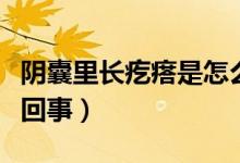 陰囊里長疙瘩是怎么回事（陰囊上長疙瘩怎么回事）