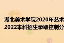 湖北美術學院2020年藝術類本科錄取分數(shù)線（湖北美術學院2022本科招生錄取控制分數(shù)線是多少）