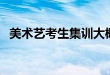 美術(shù)藝考生集訓(xùn)大概要花多少錢(很貴嗎)