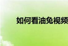 如何看油兔視頻(如何看youtube)